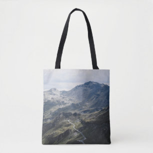 TOTE BAG PHOTOGRAPHIE AÉRIENNE DE LA MONTAGNE