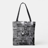 Tote Bag Photographie d'architecture en noir et blanc (Dos)