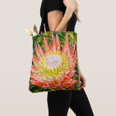 Tote Bag Photographie de fleurs australiennes de Protea (De près)