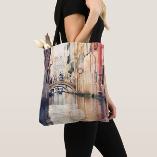 Tote Bag Photographie de gondoles des destinations Venise