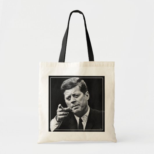 Tote Bag Photographie de John F. Kennedy 3 (Devant)