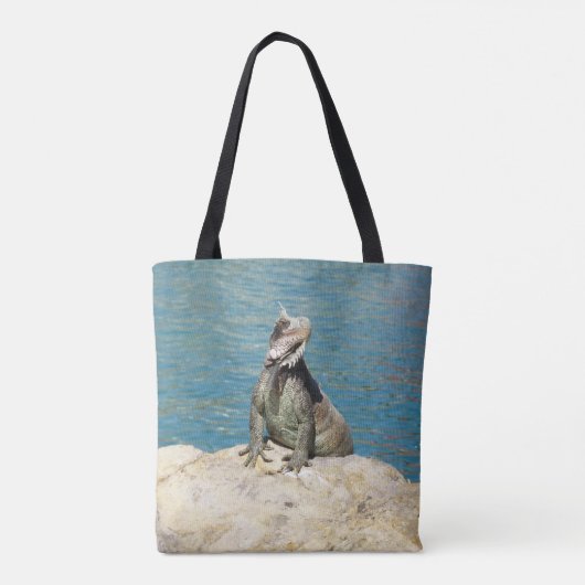 Tote Bag Photographie de la faune tropicale Iguana à St. Th (Dos)