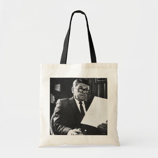Tote Bag Photographie de Ronald Reagan (Devant)