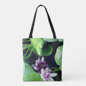 Tote Bag Photographie d'un lis d'eau rose (Dos)