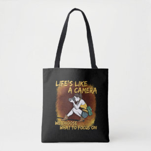 Tote Bag Photographie - La vie comme une caméra photographe