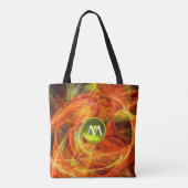 Tote Bag PHOTON CRAZY GEM MONOGRAM Jaune Orange Fractures (Dos)