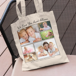 Tote Bag Photos de tante personnalisées