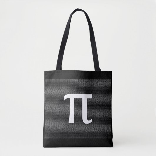 Tote Bag Pi - L'Enseignant Mathématique Irrationnel Constan (Devant)