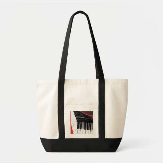 Tote Bag Piano de jazz (Devant)