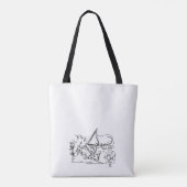 Tote Bag Piano et musique Fourre-tout orienté (Dos)