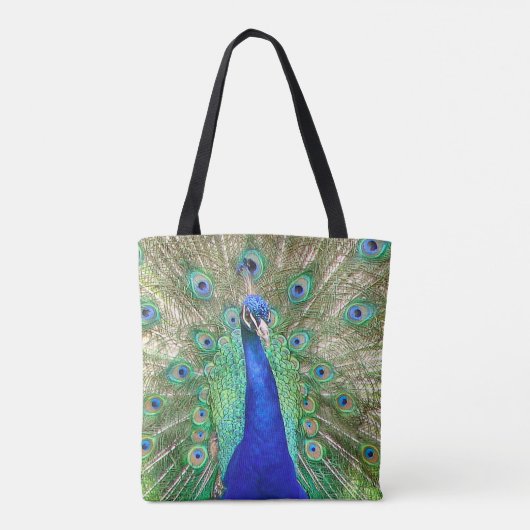 Tote Bag Pic bleu indien (Dos)