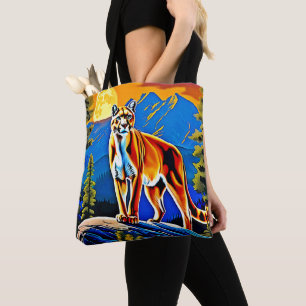 Tote Bag Pic Lion Lion Montagne