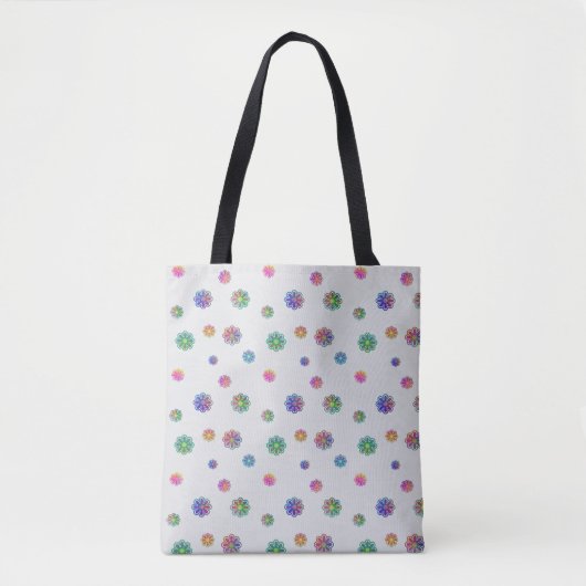 Tote Bag Pick a Posy Custom Background  (Devant)