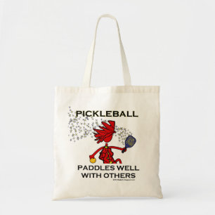 Tote Bag Pickleball barbote bien avec d'autres