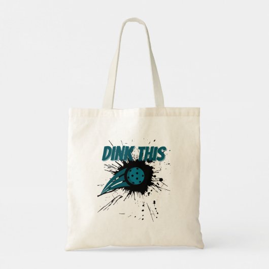 Tote Bag Pickleball Dink Ce Pickleball Smash Drôle (Dos)
