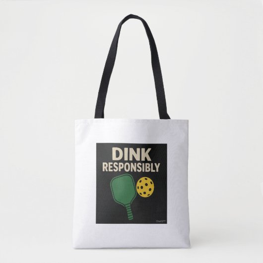 Tote Bag Pickleball Dink Responsable Fourre-tout (Devant)