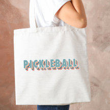 Pickleball en Multicolor Colorée Typographie rétro