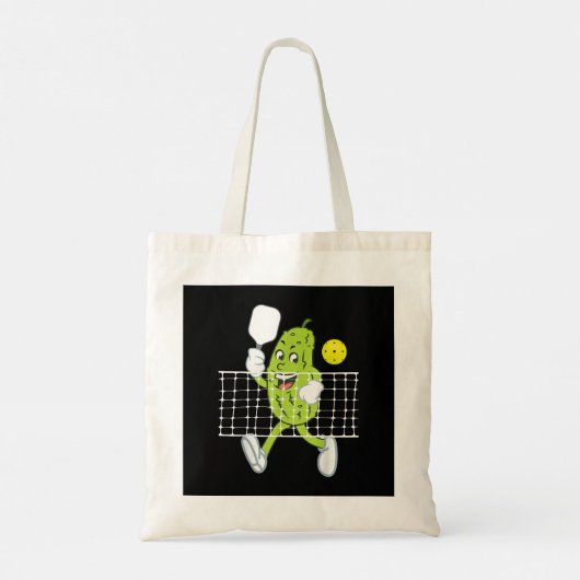 Tote Bag Pickleball Jouer - Drôle Pickleball Paddle (Dos)