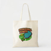 Tote Bag Pickleball Power Tote | Funny Sports Bag for Playe (Devant)