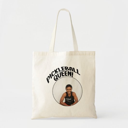 Tote Bag Pickleball Queen Modèle photo (Devant)