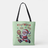 Tote Bag Pickleball Santa Claus Christmas (Dos)