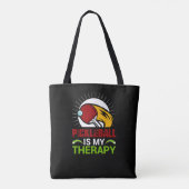 Tote Bag Pickleball Therapy : une fuite joueuse à la cour (Dos)
