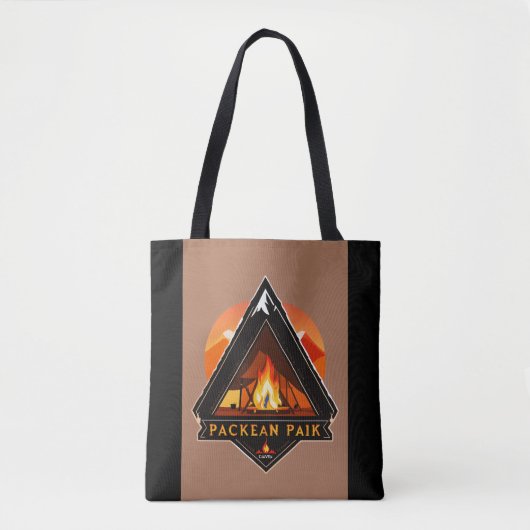 Tote Bag Picnic Peak — Identité Extérieure Propre (Devant)