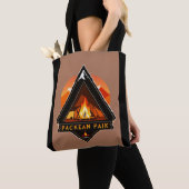 Tote Bag Picnic Peak — Identité Extérieure Propre (De près)