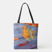 Tote Bag Picnic Table Robin (Dos)