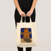 Tote Bag Pièce de jeu Tiki géant dessin animé (Devant (produit))