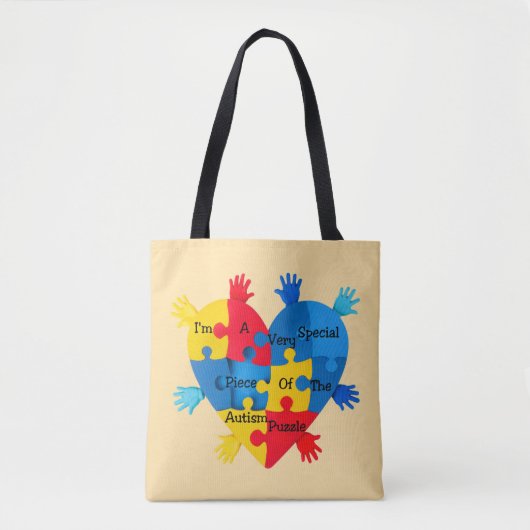 Tote Bag Pièce de puzzle spéciale (Devant)
