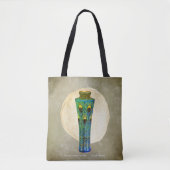Tote Bag Pièce Masterpiece Peacock Feathers Vase De 1900 (Devant)