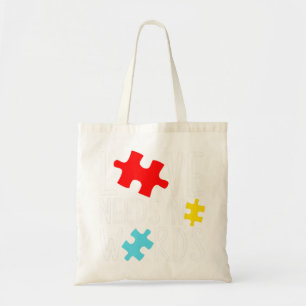Tote Bag Pièces de puzzle de la sensibilisation à l'autisme