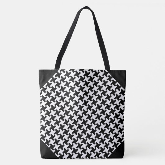 Tote Bag Pied de Poule (Devant)