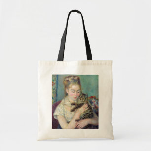 Tote Bag Pierre-Auguste Renoir - Femme avec chat