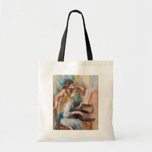 Tote Bag Pierre Auguste Renoir - Jeunes filles au piano