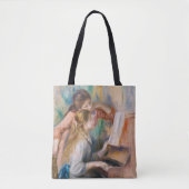Tote Bag Pierre Auguste Renoir - Jeunes filles au piano (Devant)
