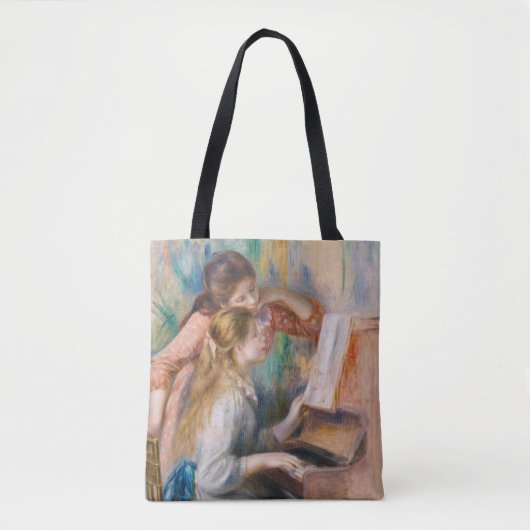Tote Bag Pierre Auguste Renoir - Jeunes filles au piano (Devant)