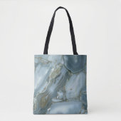 Tote Bag Pierre de marbre bleu (Devant)