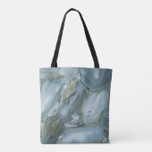 Tote Bag Pierre de marbre bleu (Dos)