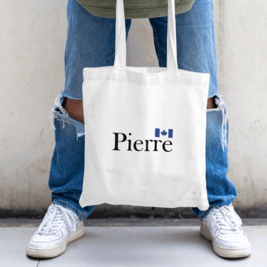 Tote Bag Pierre Poilievre avec drapeau officiel du Canada
