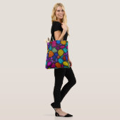 Tote Bag Pierres colorées abstraites (Sur le modèle)