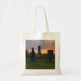 Tote Bag Pierres debout de Callanish au lever de soleil -