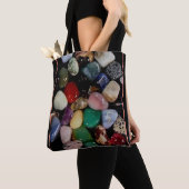 Tote Bag Pierres Gem Colorées (De près)