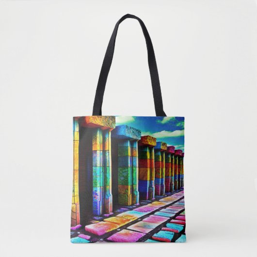 Tote Bag Pierres psychédéliques (Devant)