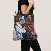 Tote Bag Pierrot et Arlequin, Mardi Gras par Paul Cezanne (De près)