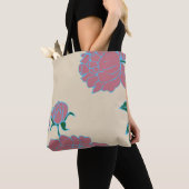 Tote Bag Pies roses (De près)