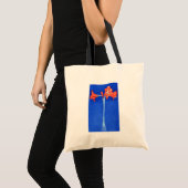 Tote Bag Piet Mondrian - Amaryllis Peinture aux Fleurs (Devant (produit))