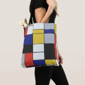 Tote Bag Piet Mondrian - Composition Géométrique Abstraite (De près)