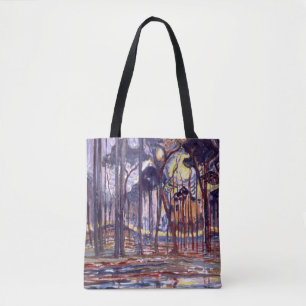 Tote Bag Piet Mondrian peinture, Forêt